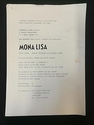 Seller image for Mona Lisa Press Release for sale by Rattlesnake Books
