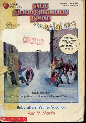 Seller image for The Baby-Sitters Club Super Special No. 3. Baby-sitters' Winter Vacation for sale by Librairie Le Nord