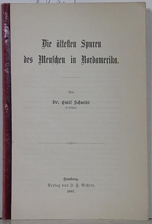 Bild des Verkufers fr Die ltesten Spuren des Menschen in Nordamerika. zum Verkauf von Antiquariat  Braun