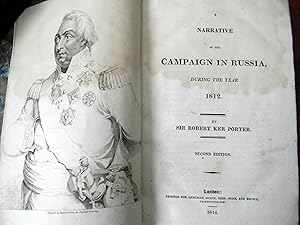 Seller image for A NARRATIVE OF THE CAMPAIGN IN RUSSIA, DURING THE YEAR 1812. for sale by R. Hart Books