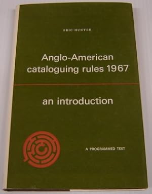 Seller image for Anglo-American Cataloging Rules 1967: An Introduction for sale by Books of Paradise