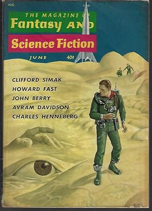 Bild des Verkufers fr The Magazine of FANTASY AND SCIENCE FICTION (F&SF): June 1960 zum Verkauf von Books from the Crypt