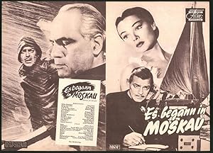 Bild des Verkufers fr Filmprogramm DNF, Es begann in Moskau, Clark Gable, Gene Tierney, Belita, Regie Delmer Daves zum Verkauf von Bartko-Reher