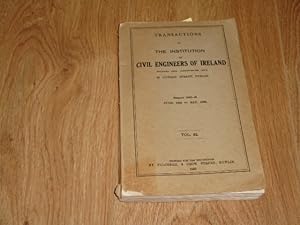 Imagen del vendedor de Transactions of the Institution of Civil Engineers of Ireland Session 1955-56 June to May 1956 Vol. 82. a la venta por Dublin Bookbrowsers