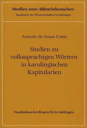 Studien zu volkssprachigen Wörtern in karolingischen Kapitularien.