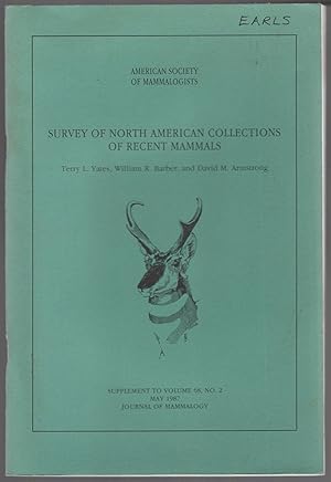 Seller image for [Cover Title]: Survey of North American Collections of Recent Mammals for sale by Between the Covers-Rare Books, Inc. ABAA