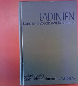 Seller image for Ladininen. Land und Volk in den Dolomiten. Jahrbuch des Sdtiroler Kulturinstitutes 1963/64 for sale by biblion2