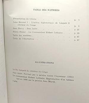 Léopold II Jean Jadot Hubert Lothaire - Volume I pages d'histoire du Congo - mémoires du Cercle C...