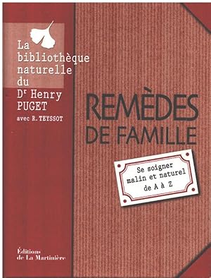 Bild des Verkufers fr Remdes de famille zum Verkauf von librairie philippe arnaiz