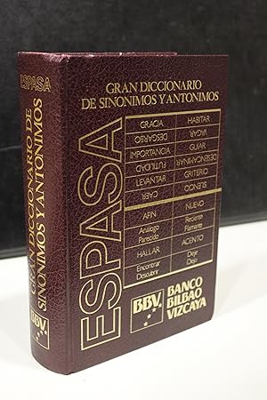 Imagen del vendedor de Gran diccionario de sinnimos y antnimos.- Banco Bilbao Vizcaya. a la venta por MUNDUS LIBRI- ANA FORTES