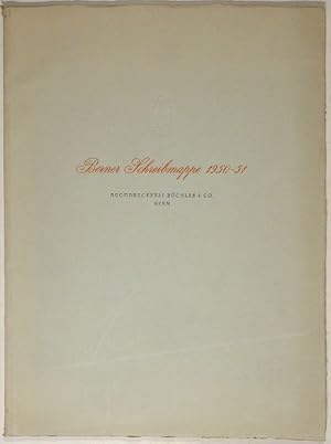 Berner Schreibmappe 1950-51. Ernst Kreidolf, der Maler und Dichter.