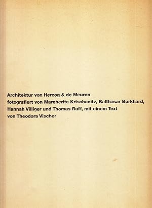 Architektur von Herzog und de Meuron fotografiert von Margherita Krischanitz, Balthasar Burkhard,...
