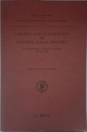 Image du vendeur pour Change and Continuity in Chinese Local History mis en vente par SEATE BOOKS