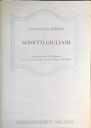 Bild des Verkufers fr Sonetti giuliani zum Verkauf von Librodifaccia