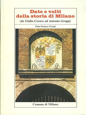 Bild des Verkufers fr Date e volti della storia di Milano zum Verkauf von Librodifaccia