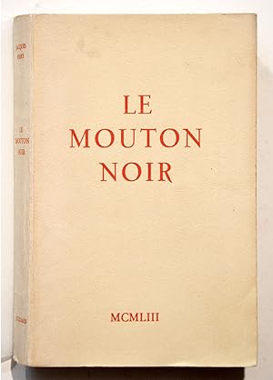 LE MOUTON NOIR. Édition originale numérotée sur grand papier.