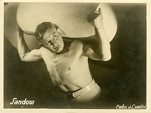 "SANDOW (Ombre et Lumière)" Photo originale années 40