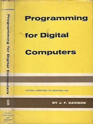 Image du vendeur pour Programming for Digital Computers Putting computers for profitable use mis en vente par Biblioteca di Babele