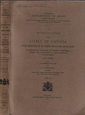 Bild des Verkufers fr An investigation of the Coals of Canada with reference to their economic qualities Vol II zum Verkauf von Biblioteca di Babele