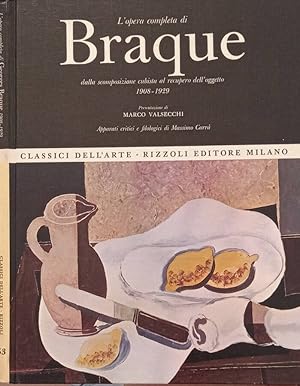 Immagine del venditore per Braque, l opera completa Dalla scomposizione cubista al recuperto dell oggetto 1908-1929 venduto da Biblioteca di Babele