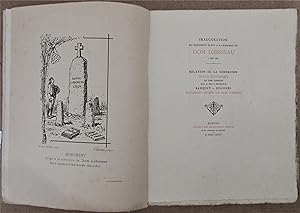 Inauguration du monument élevé à la mémoire de Dom Lobineau - mai 1886 ; Relation de la cérémonie...