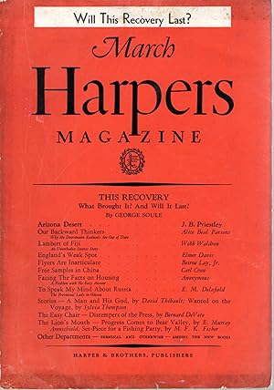 Imagen del vendedor de Harpers (Harper's) Magazine: No. 1042: March, 1937 a la venta por Dorley House Books, Inc.