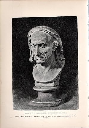 Bild des Verkufers fr PRINT: "The Likenesses of Julius Caesar".article Disbound from Scribner's Magazine, February, 1887 zum Verkauf von Dorley House Books, Inc.