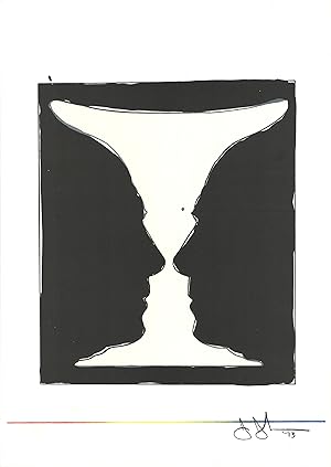 Seller image for JASPER JOHNS Cup, Two Picasso Profiles, 1973 for sale by Art Wise