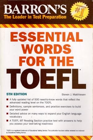 Seller image for Essential Words for the TOEFL for sale by AMAHOFF- Bookstores