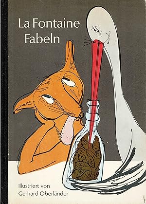 Fabeln - 12 Tierfabeln illustriert von Gerhard Oberländer (Originalausgabe 1964)