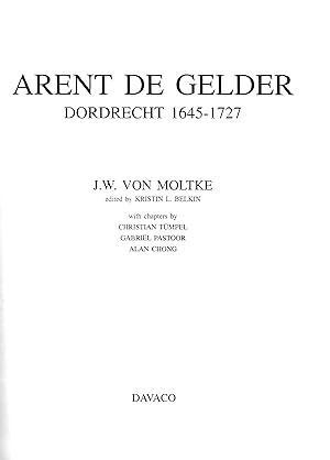 Image du vendeur pour Arent De Gelder (1645-1727) - 1994 - mis en vente par Libro-Colonia (Preise inkl. MwSt.)