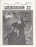 Seller image for Weirdbook no 22 for sale by COLD TONNAGE BOOKS