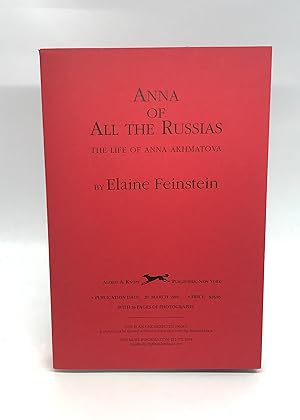 Anna of All the Russias: A Life of Anna Akhmatova (Uncorrected Proof)