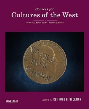 Image du vendeur pour Sources for Cultures of the West : Since 1350 mis en vente par GreatBookPrices