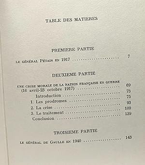 Bild des Verkufers fr Ptain De Gaulle 1917 - 1940 - deux hommes qui ont sauv la France zum Verkauf von crealivres
