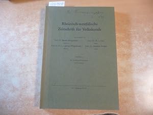 Bild des Verkufers fr Rheinisch-westflische Zeitschrift fr Volkskunde. 32/33. Jahrgang, 1987/88 Heft 1-4. zum Verkauf von Gebrauchtbcherlogistik  H.J. Lauterbach