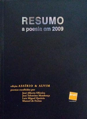 RESUMO A POESIA EM 2009.