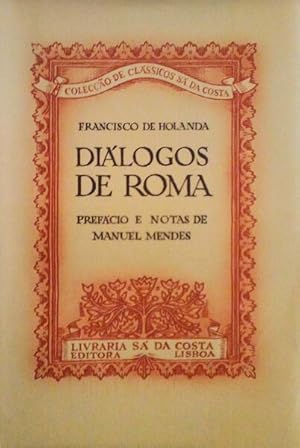 Bild des Verkufers fr DILOGOS DE ROMA. zum Verkauf von Livraria Castro e Silva