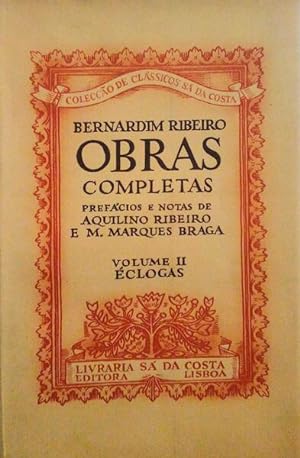 OBRAS COMPLETAS: VOLUME II - ÉCLOGAS. [BRO.]