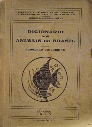Immagine del venditore per DICIONRIO DOS ANIMAIS DO BRASIL. venduto da Livraria Castro e Silva