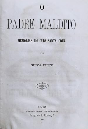 O PADRE MALDITO MEMORIAS DO CURA SANTA CRUZ.