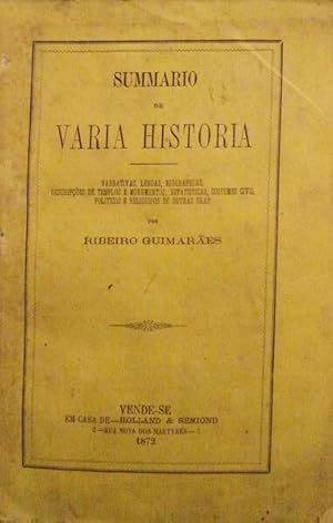 SUMMARIO DE VARIA HISTORIA.