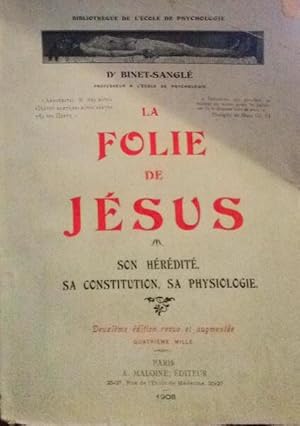 Seller image for LA FOLIE DE JSUS. for sale by Livraria Castro e Silva