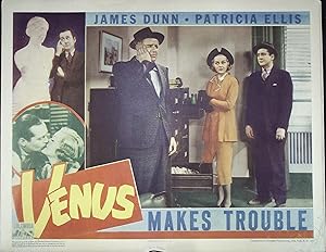 Bild des Verkufers fr Venus Makes Trouble Lobby Card 1937 James Dunn, Patricia Ellis zum Verkauf von AcornBooksNH