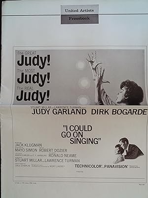 Immagine del venditore per I Could Go On Singing Pressbook 1963 Judy Garland, Dirk Bogarde venduto da AcornBooksNH
