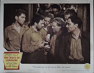 Seller image for The Cross of Lorraine Lobby Card #5 1944 Jean-Pierre Aumont, Gene Kelly for sale by AcornBooksNH