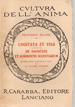 Cogitata et visa e schema del De dignitate et augmentis scientiarum
