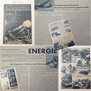 Seller image for Energie. Technische Fachzeitschrift fr Maschinenbau, Metallbearbeitung, Elektrotechnik, Krafterzeugung, 21. Jahrgang 1942, Heft 5, Mai 1942 * I n g e n i e u r i m D i e n s t e d e r W e h r m a c h t for sale by Galerie fr gegenstndliche Kunst