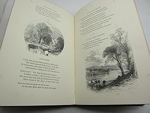 Bild des Verkufers fr Poetical Works. Illustrated with upwards of one hundred and sixty engravings on wood, from designs by Jane E. Benham, Berket Foster &c. Evangeline - Voices of the Night. The seaside and the Fireside. - The Golden Legend. Miscellaneous Poems. zum Verkauf von Harrison-Hiett Rare Books