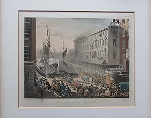 Seller image for Billingsgate Market. A plate from the "Microcosm of London." for sale by Harrison-Hiett Rare Books